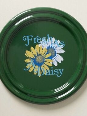 Anthropologie Ariane Stoneware Daisy Dessert Plate NIB
